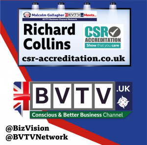 Richard Collins of CSR-A on BVTV at BizVision.co.uk