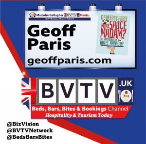 Geoff Paris hotel manager on BVTV at www.bizvision.co.uk