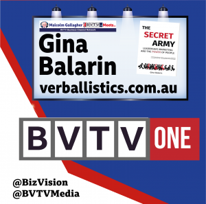 Gina Balarin giests on BVTV at www.bizvision.co.uk