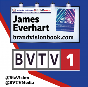 Author James Evergart guests on BVTV1 at www.bizvision.co.uk